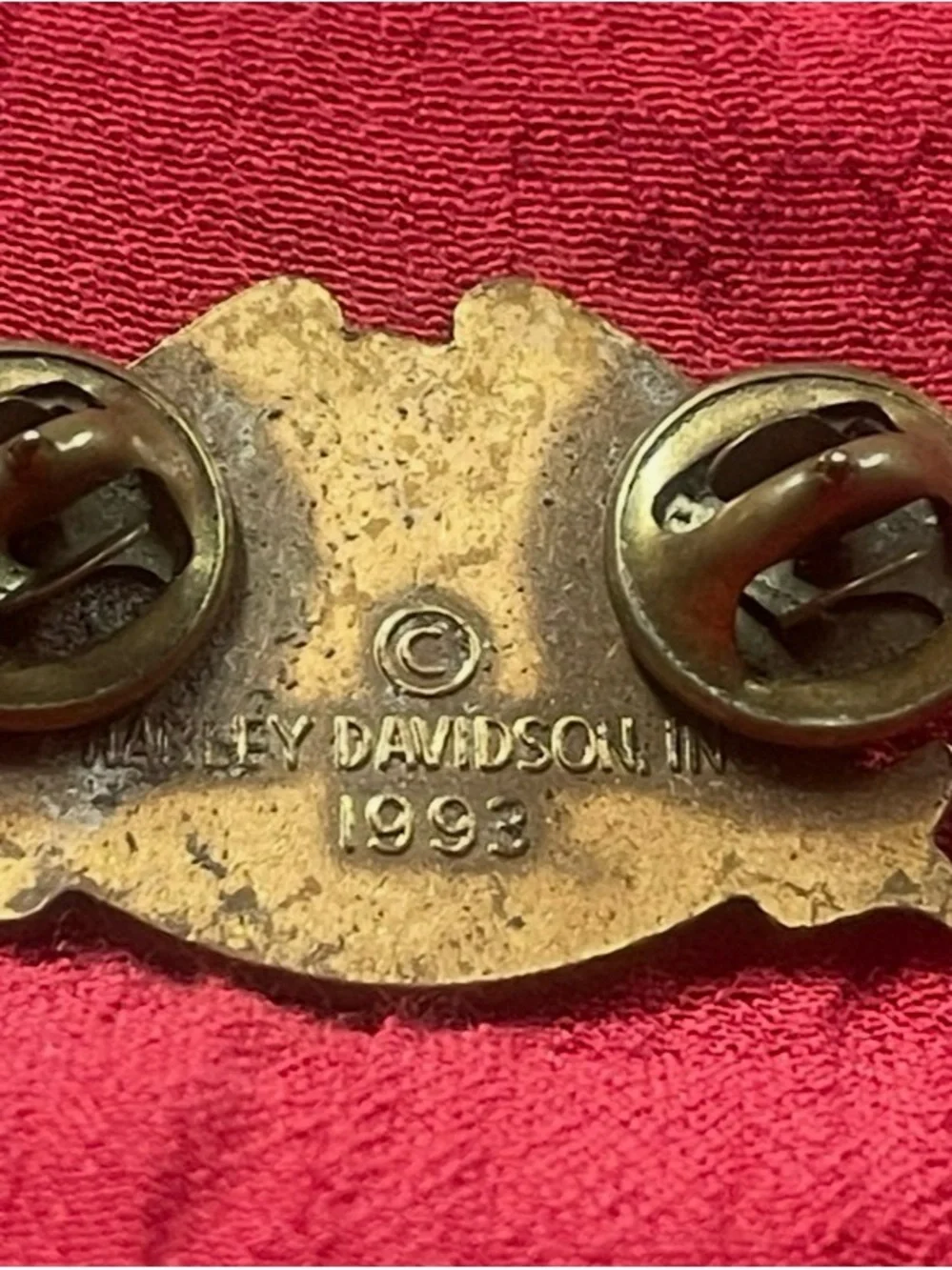 Vintage 1993 Harley Owners Group Pin Badge